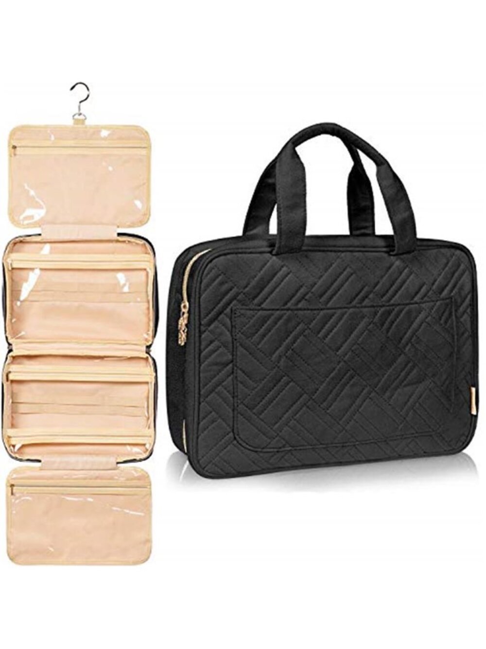 Hanging Toiletry Bag Travel Organizer Waterproof Makeup Cosmetic Case